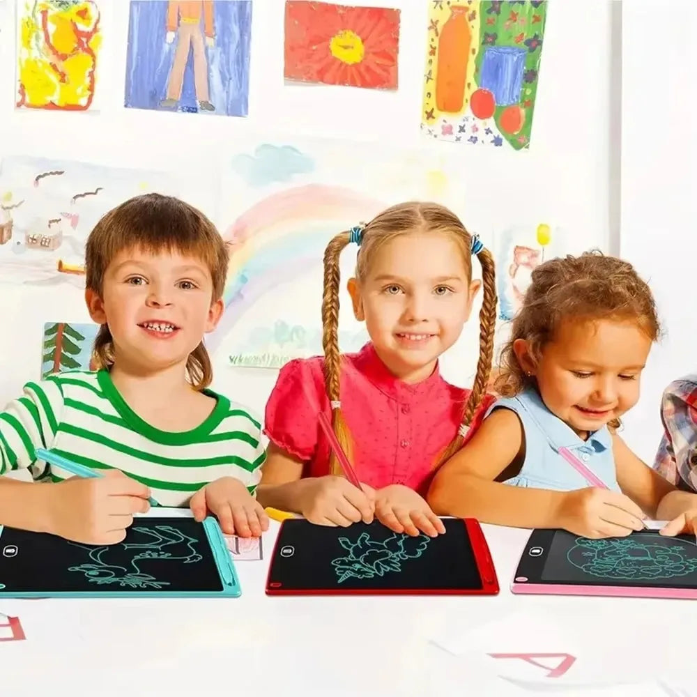 1 tableta LCD de 8,5" para dibujar y escribir para niños: portátil, segura y perfecta como regalo de cumpleaños, Navidad o Halloween