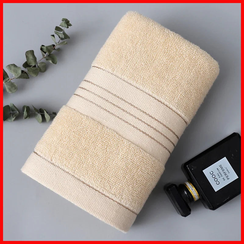 Toalla facial totalmente de algodón Clase A, Jacquard absorbente grueso, poliéster, algodón, agradable para la piel, Toalla de baño de algodón puro, toalla para adultos