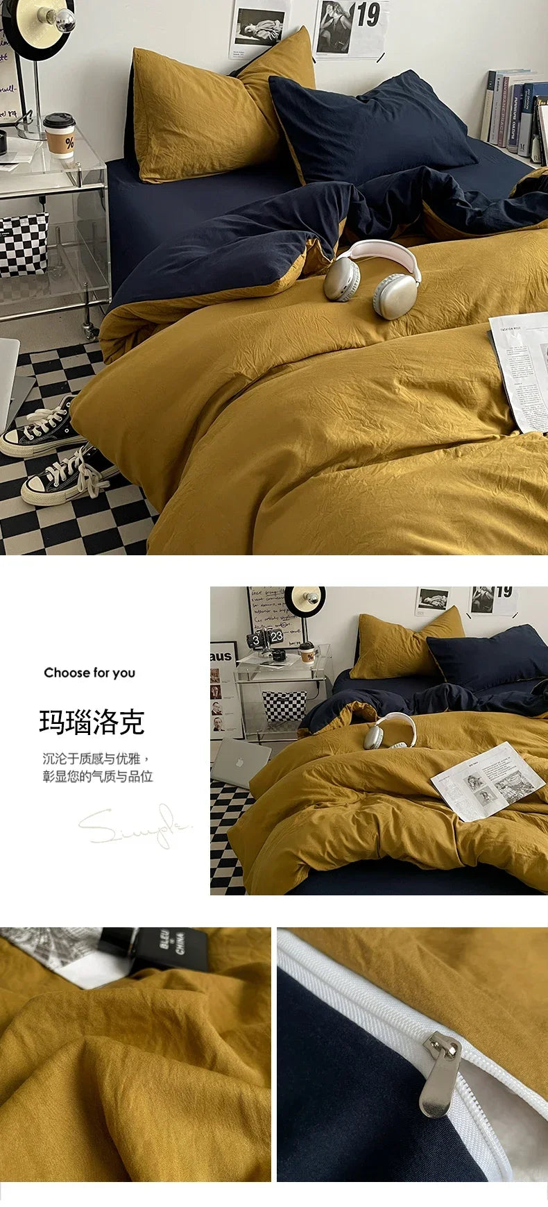 Juegos de edredón de cama, funda nórdica, sábanas con funda de almohada, juego de ropa de cama para cama Queen/King, edredones de cama