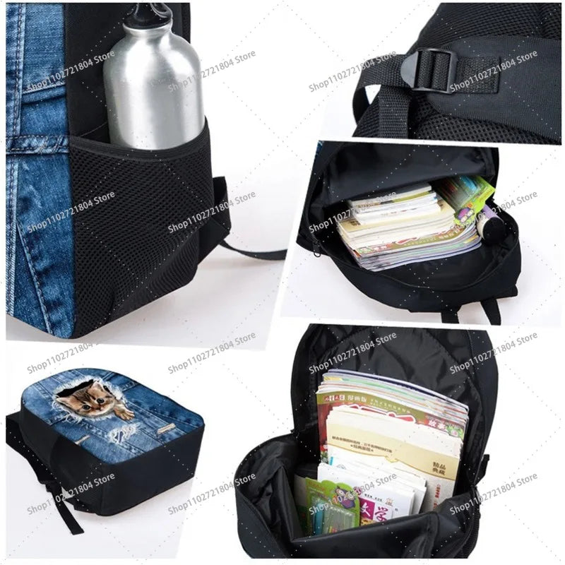 Mochilas de gran capacidad del Rey del Pop Michael Jackson para estudiantes, mochila escolar con estampado de dibujos animados, bolsa de almacenamiento de papelería y libros a la moda