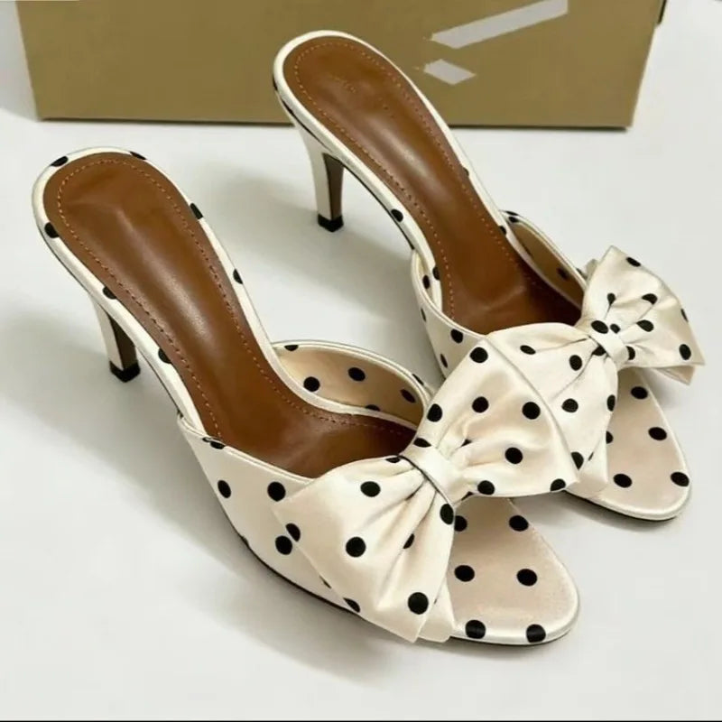 Sandalias Stiletto Primavera-Verano 2026, Nuevas, Cómodas y Versátiles, Punta Redonda, Tacones Altos