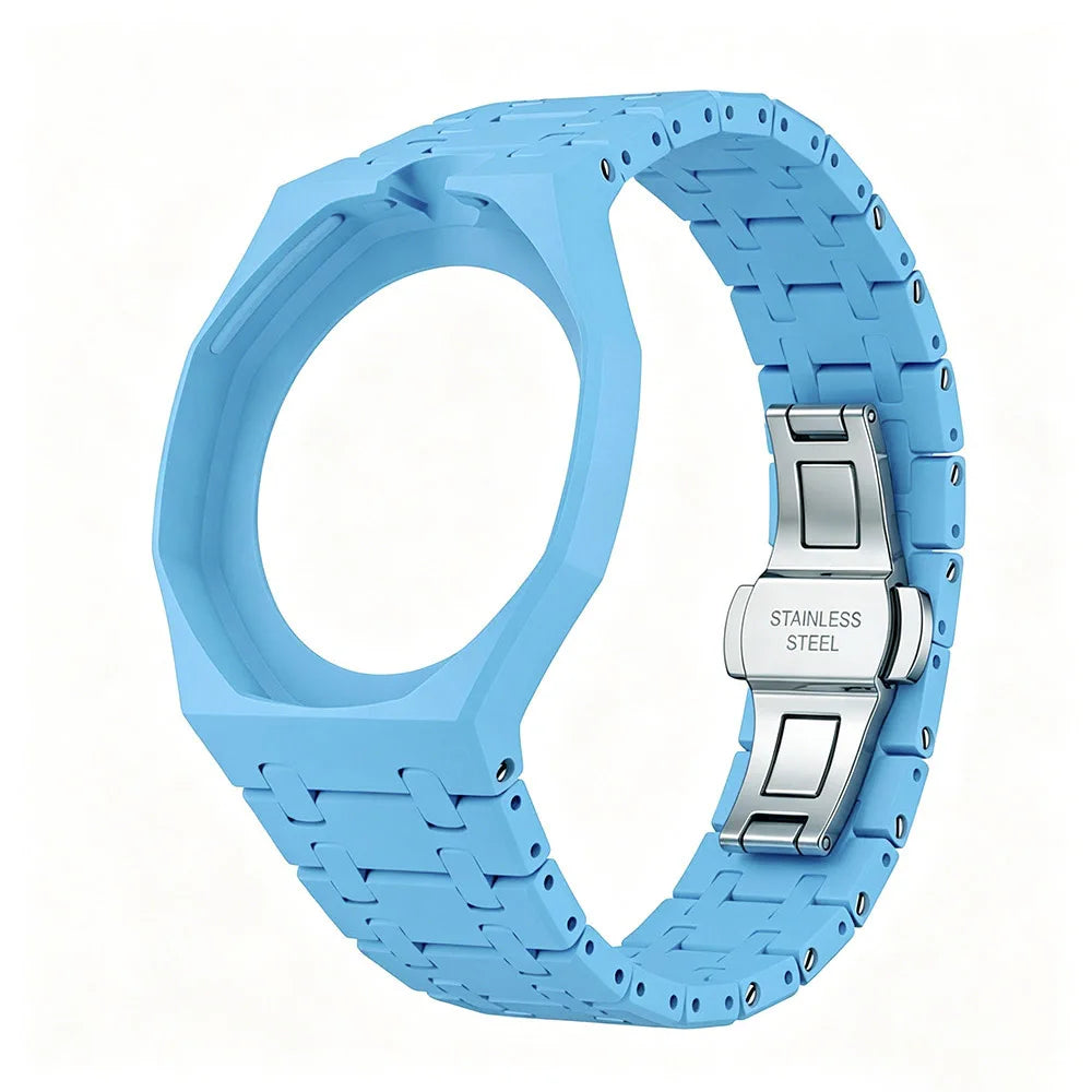 Kit de Modificación de Plástico de Lujo para Reloj Swatch X AP Royal POP, Caja de Reloj Ecológica, Correa de Reloj, Accesorio de Conversión de Reloj de Bolsillo