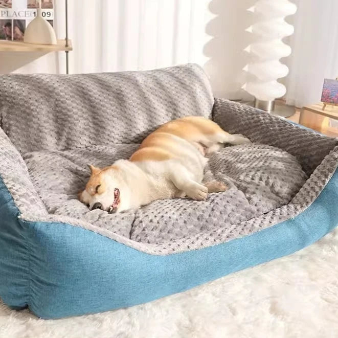 Camas para perros grandes/alfombra cálida para mascotas de otoño e invierno, tamaño extra grande para razas grandes/cama humana lavable/cubierta de cama/sofá