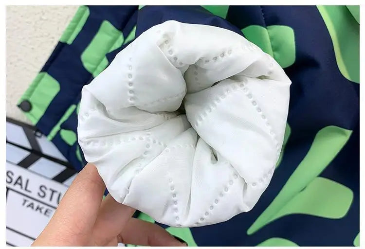 Abrigo para niños, chaqueta, prendas de vestir, Tops de algodón, moda 2023, grueso, además de terciopelo, abrigo de talla grande para invierno y otoño, ropa para niños