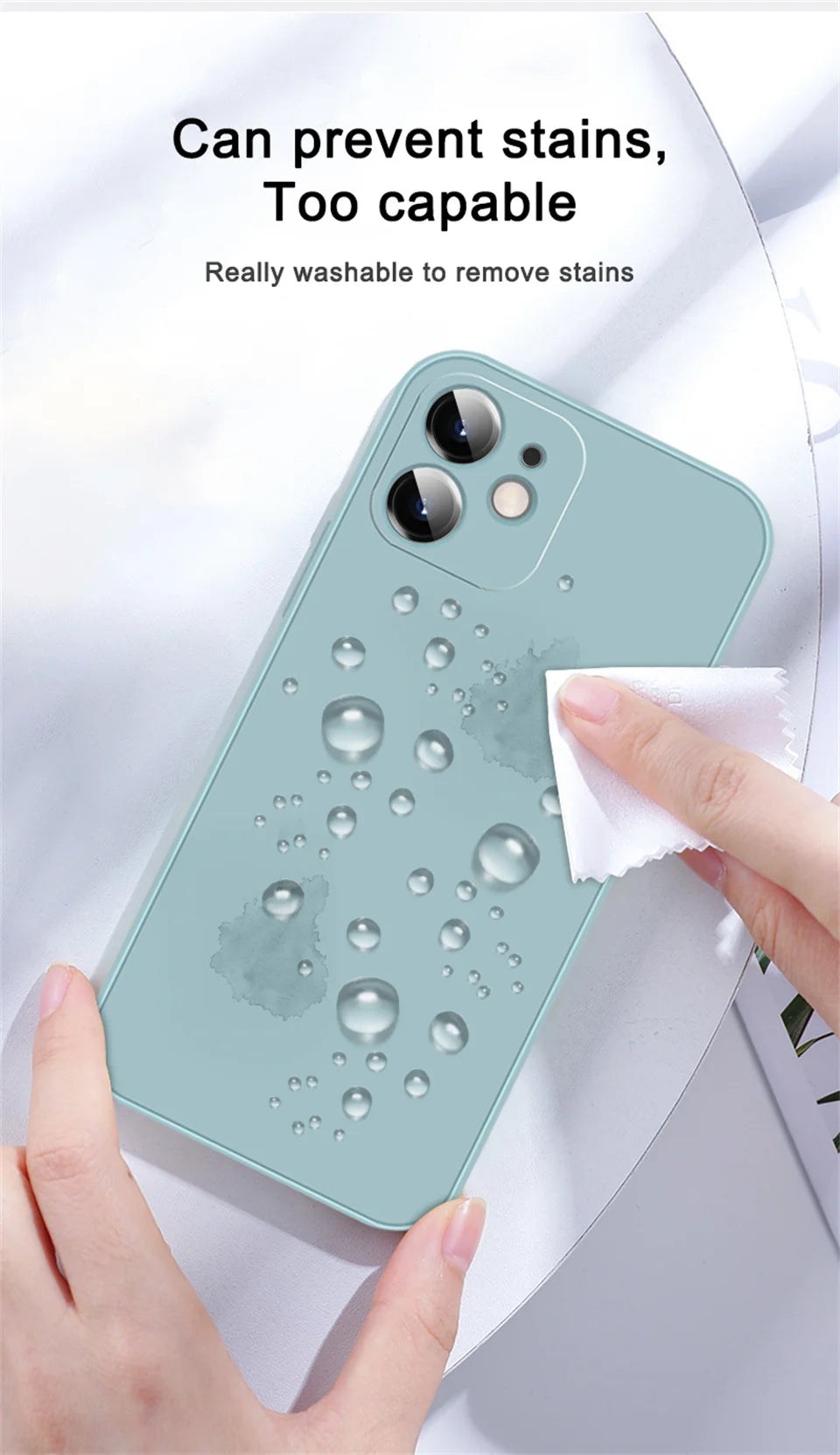 Funda para Redmi A1, Carcasa para Xiaomi Redmi A2 A1, Funda Protectora Original de Silicona Líquida Suave TPU para Teléfono Redmi A1