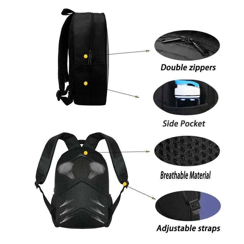 Mochila escolar para niños, fútbol, Lamine Yamals, con bolsas para el almuerzo, bolsas para lápices, mochilas escolares para niños y niñas, el mejor regalo
