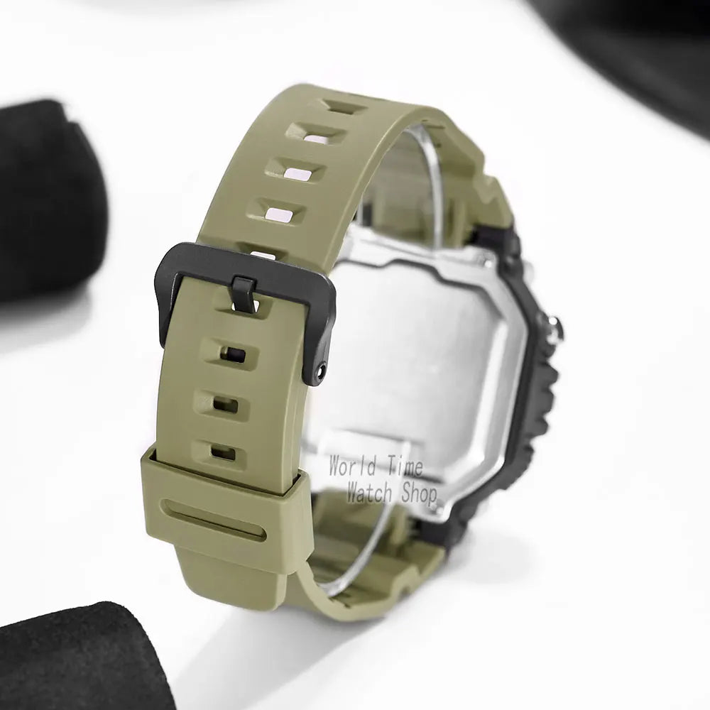 Reloj Casio con batería de 10 años de duración, 100m, resistente al agua, moda deportiva, reloj electrónico multifunción para exteriores, reloj masculino AE-1600