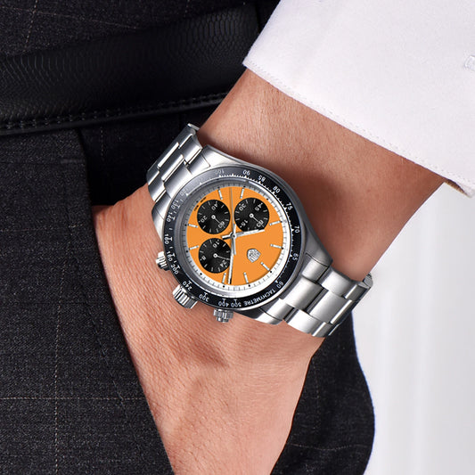 2025 nuevos relojes RollsTimi para hombre, reloj cronógrafo de cuarzo de lujo para hombre, espejo de zafiro AR, reloj de regalo resistente al agua para hombre luminoso