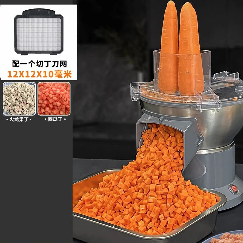 Electric potatoes French fries chips cutter Slicer carrot dicing machine shredding grater machine Ham Granulator food processor