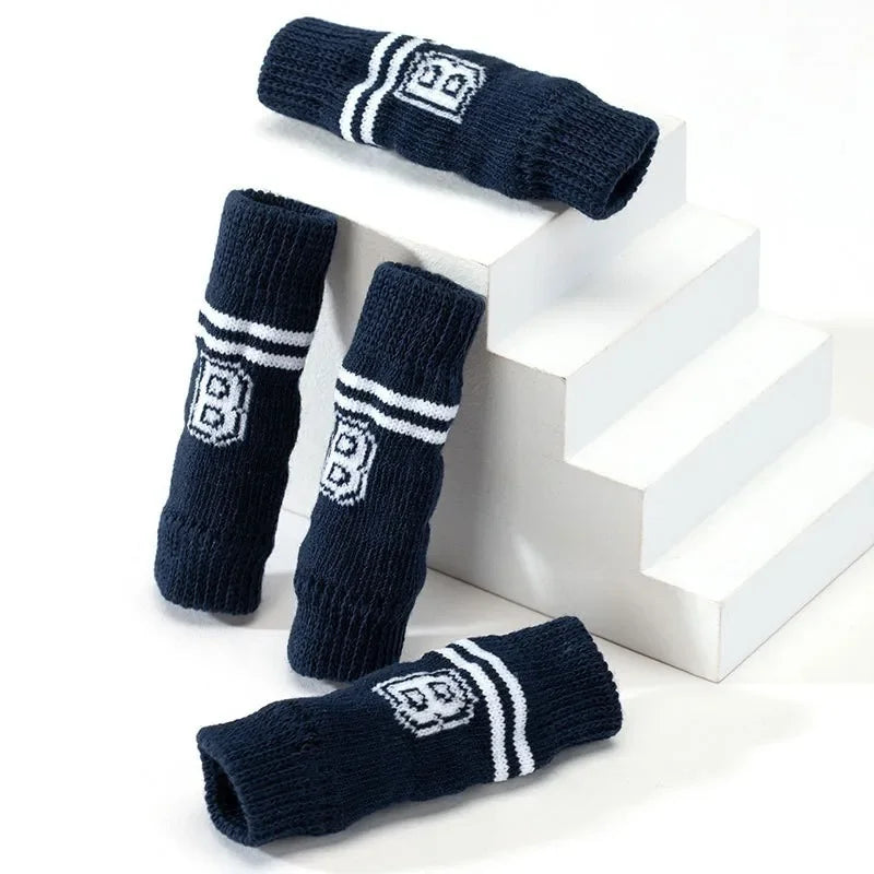 4Pcs/Set Pet Socks Anti Slip Dog Foot Cover Set Teddy Dog Shoes Set 4 Dogs Socks Puppy Socks Dogs Shoes for Small Dogs