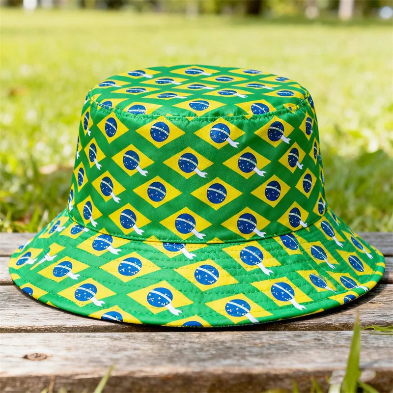 Sombrero de Pescador con Bandera Nacional de 2026 Países, Reversible, para Hombres y Mujeres, para Fiestas de Fútbol, Copa de Fútbol, para Aficionados al Fútbol