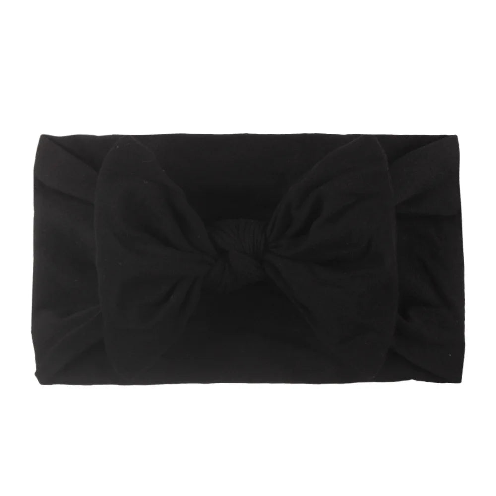 Diademas con lazo para niñas, banda elástica suave para el cabello, accesorios para el cabello de bebé recién nacido, regalos para fiestas, pañuelos para la cabeza para niñas