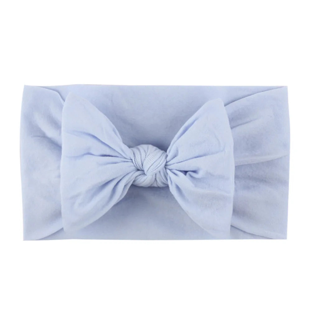 Diademas con lazo para niñas, banda elástica suave para el cabello, accesorios para el cabello de bebé recién nacido, regalos para fiestas, pañuelos para la cabeza para niñas