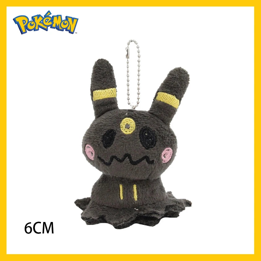 Llavero de peluche Mimikyu Eevee, colgante de anime de Pocket Monster con personajes de Eeveelution y Snorlax, para coleccionistas, regalo y decoración para fans de Sylveon