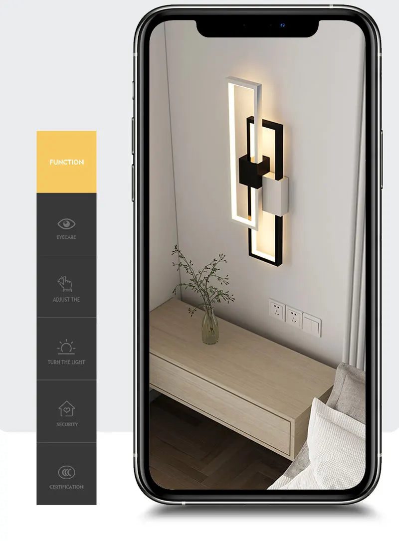 Lámparas de pared LED modernas para sala de estar, estudio, dormitorio, mesita de noche, pasillo, escaleras, decoración del hogar, accesorios de iluminación interior