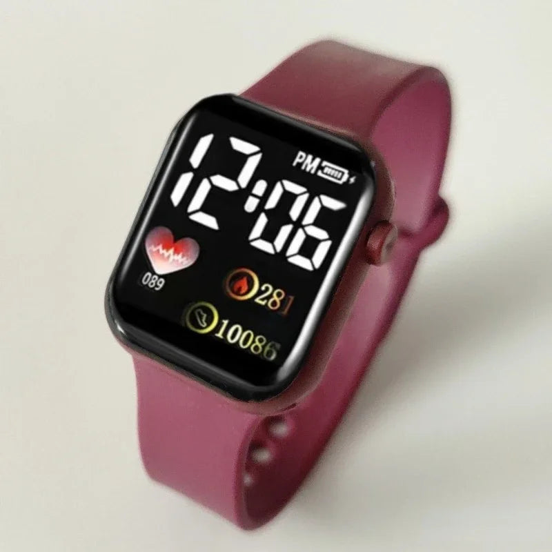 Reloj Electrónico LED 2026, Reloj Deportivo Digital a Prueba de Agua, Reloj de Pulsera Informal de Moda para Estudiantes, Uso Diario y al Aire Libre, Reloj para Mujer
