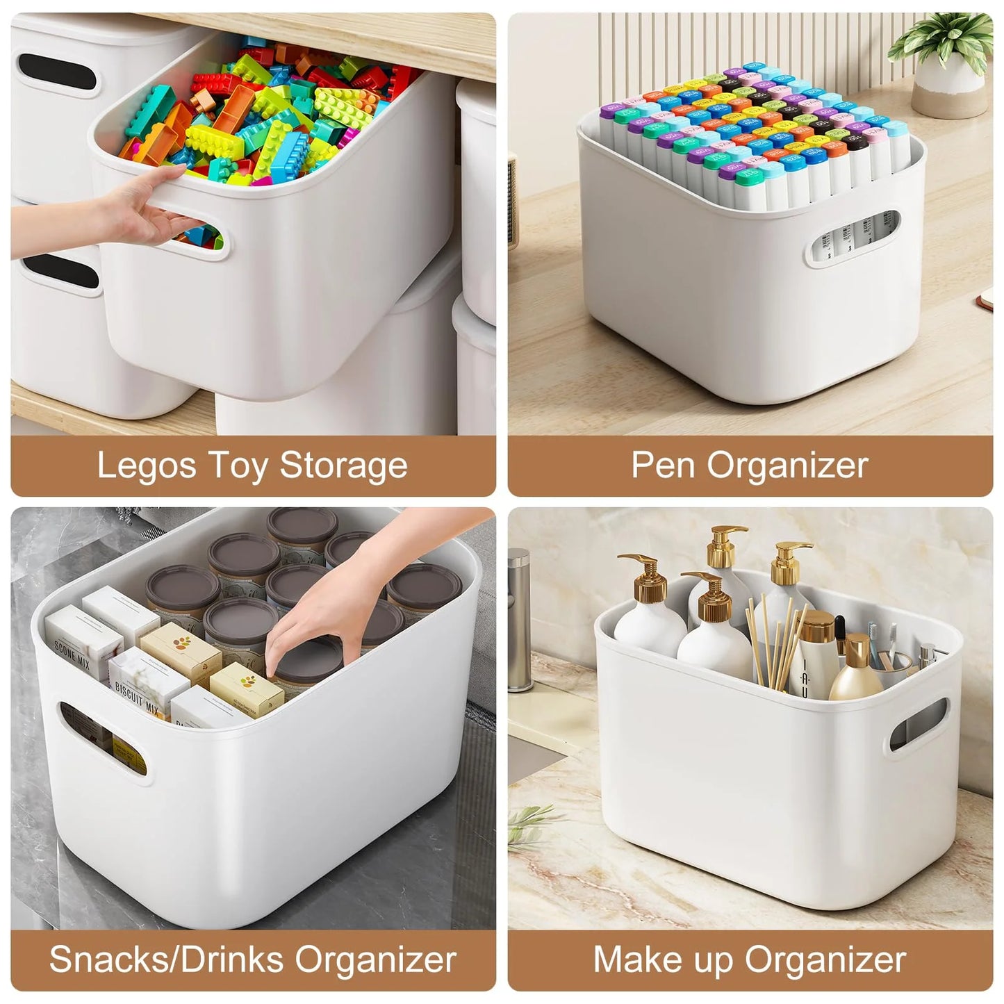 Caja de almacenamiento varios para el hogar, organizador de cosméticos de escritorio, cesta de almacenamiento multifuncional, armario y caja de almacenamiento de ropa