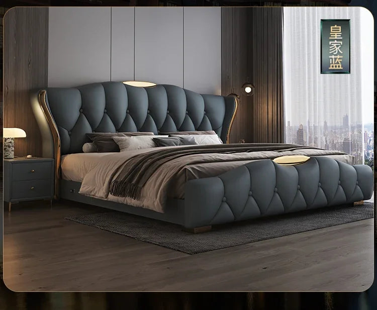 Muebles de dormitorio completos de 180x200cm, juego king, cabeceros dobles, dormitorios matrimoniales, cama queen de tamaño completo, marco de lit