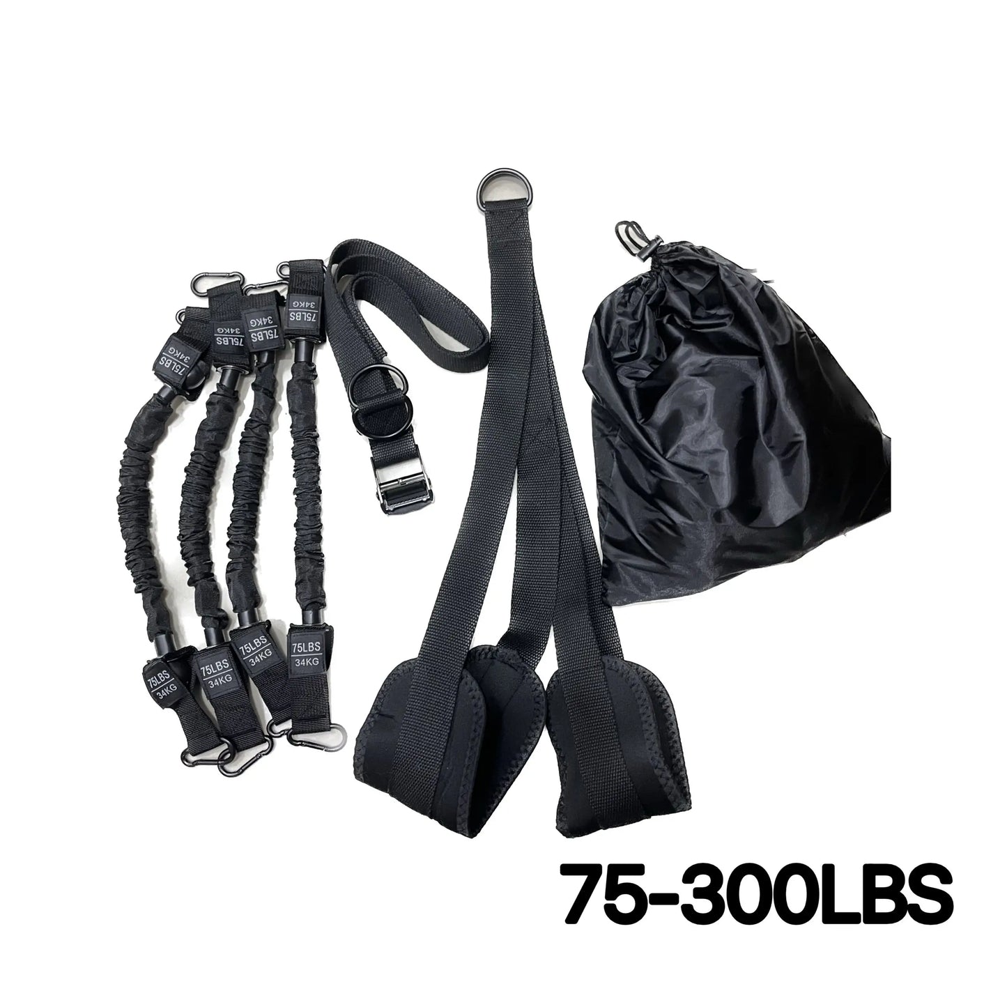 Bandas de dominadas asistidas, cinturón de asistencia multifuncional de 75-300 LBS, herramientas de entrenamiento de fuerza, banda de dominadas de alta intensidad
