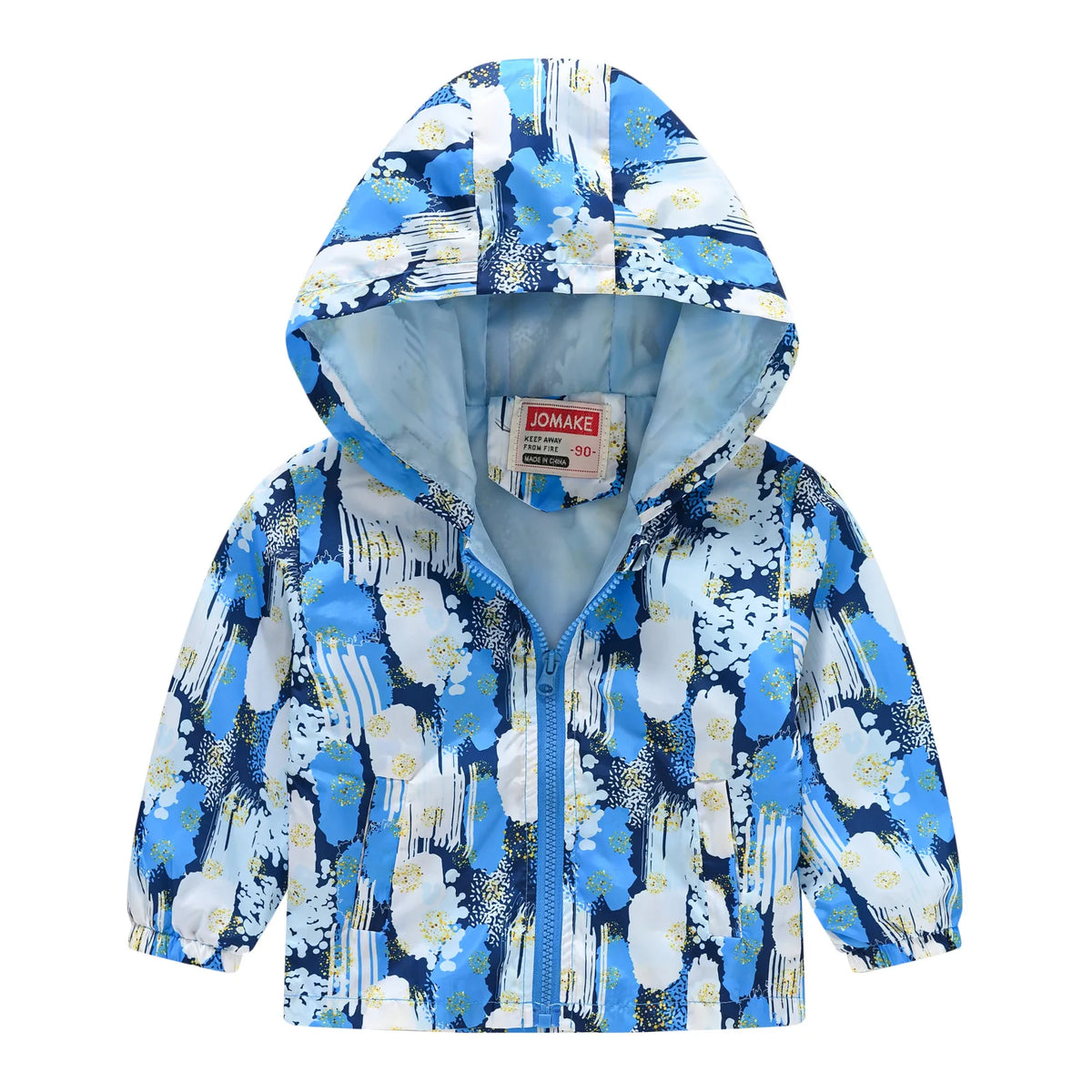 Chaqueta impermeable con capucha para niños y niñas, cortavientos con cremallera y estampado de dinosaurio de dibujos animados, a la moda, novedad