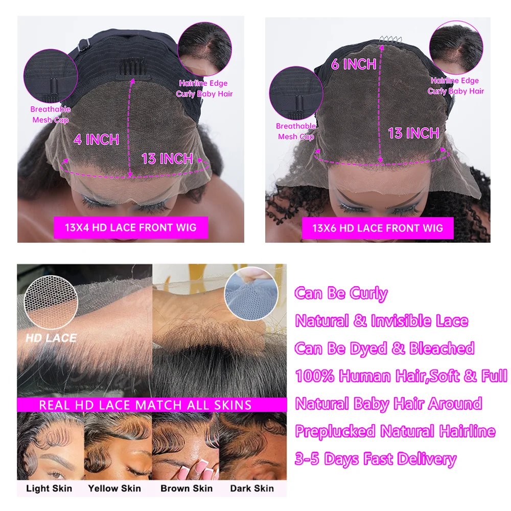 Peluca Frontal de onda profunda suelta 13x6 Hd de 250 de densidad, pelucas de encaje transparente de 30 y 40 pulgadas, peluca con malla Frontal rizada de cabello humano 100% para mujeres