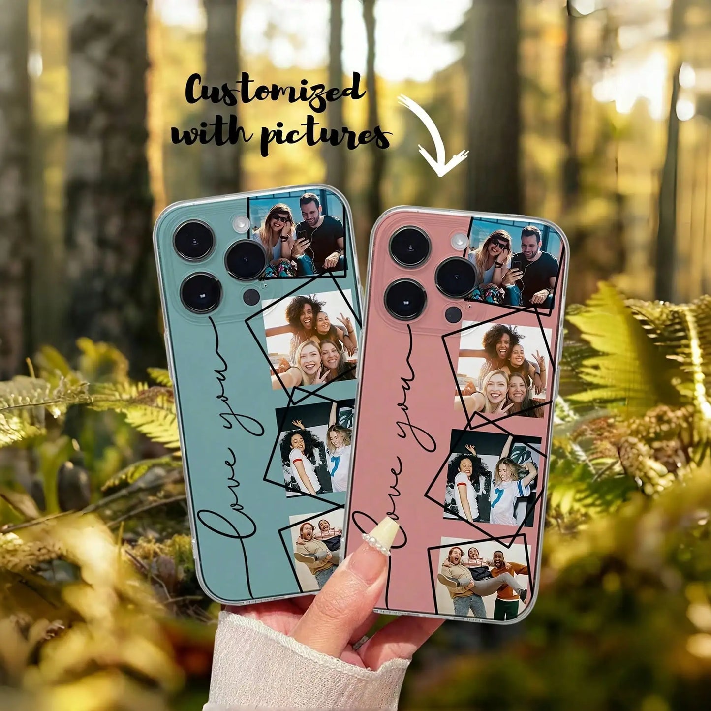 Funda Protectora Personalizada de TPU Suave para iPhone 17, 17Air, 16, 16E, 15, 14, 13, 12, 11Pro Max, Mini, SE 2020, 2022, XS, XR, 7, 8 Plus