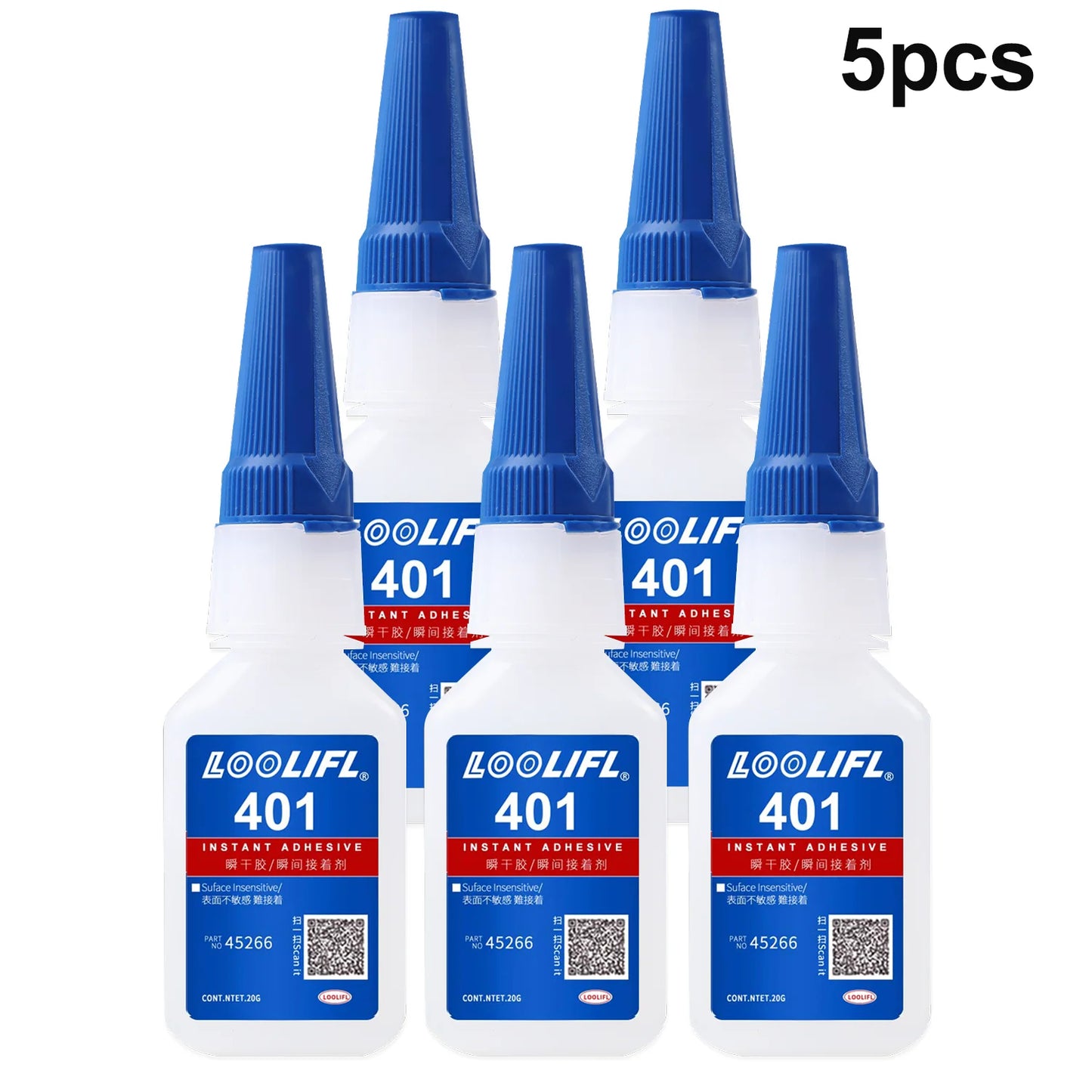 El nuevo y actualizado 401 Superhydroacrilato pegamento, 5 segundos de secado instantáneo, impermeable, buena estabilidad, herramienta de unión completa. Adecuado para madera, plástico, cerámica, metal, caucho, etc.