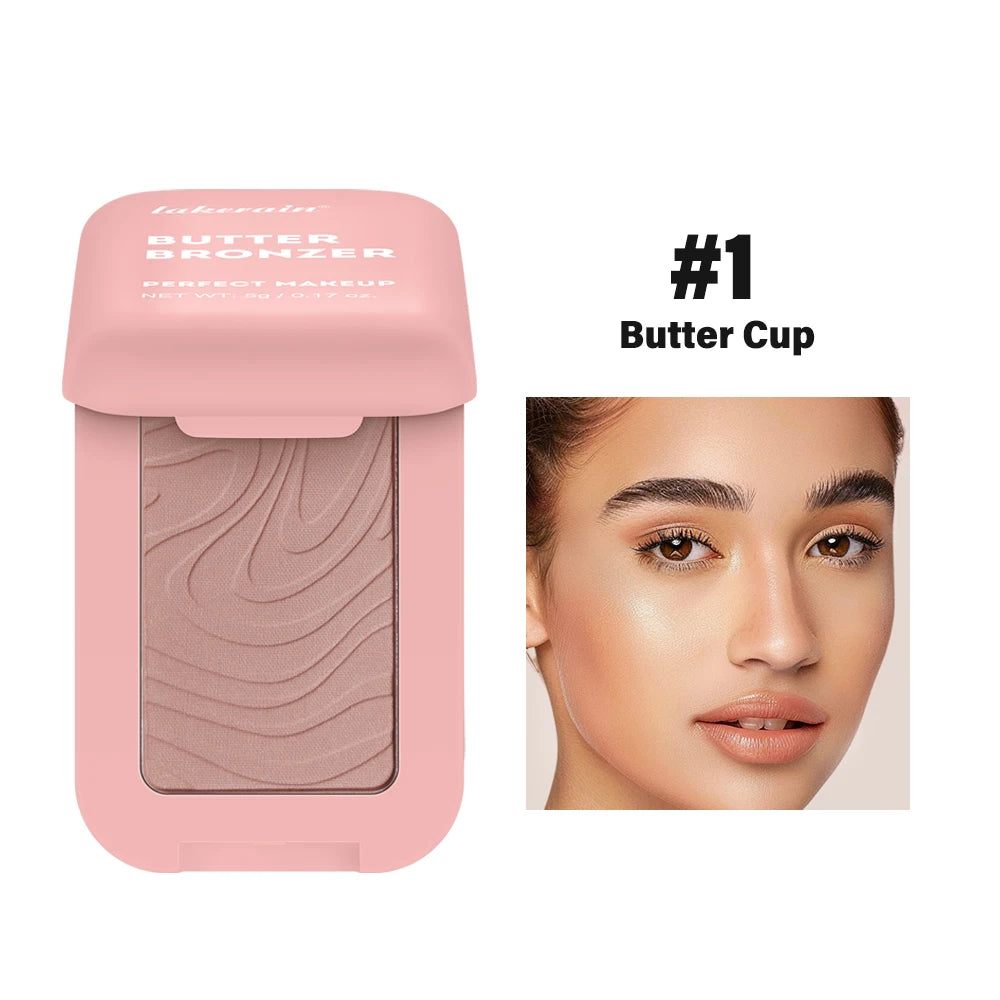 Matte Butter rubor Bronzer Longwear maquillaje facial con hasta 12 horas de uso fórmula vegana-Merry Butta