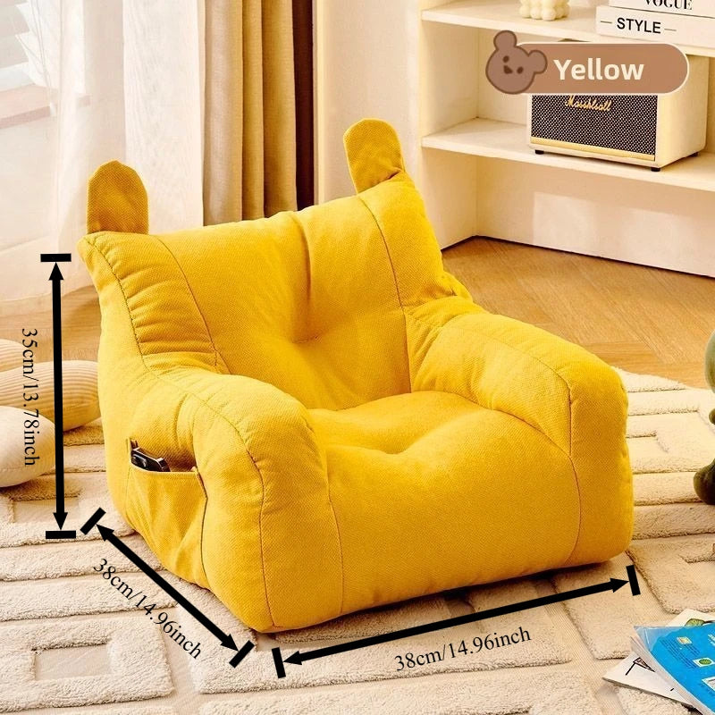 Sofá cama para gatos con diseño de dibujos animados, cama para mascotas lavable desmontable para gatos de interior, soporte de hasta 2,72 KG, regalos acogedores para muebles para mascotas