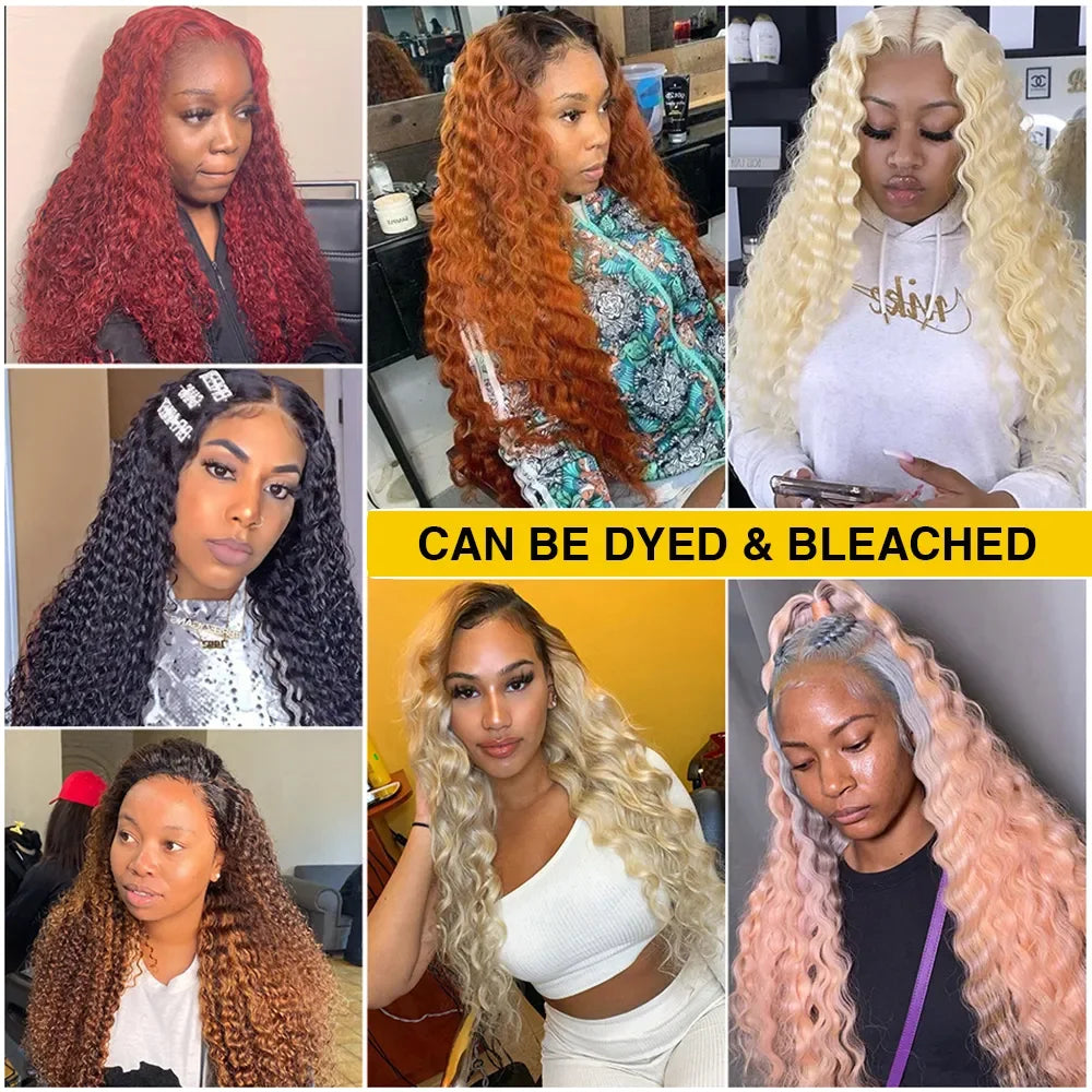 250 Density 30/40 inch 13x4 HD Lace Frontal Wigs for Women Straight 13x6 HD Lace Front Hair 27# Honey Blonde Colored Glueless