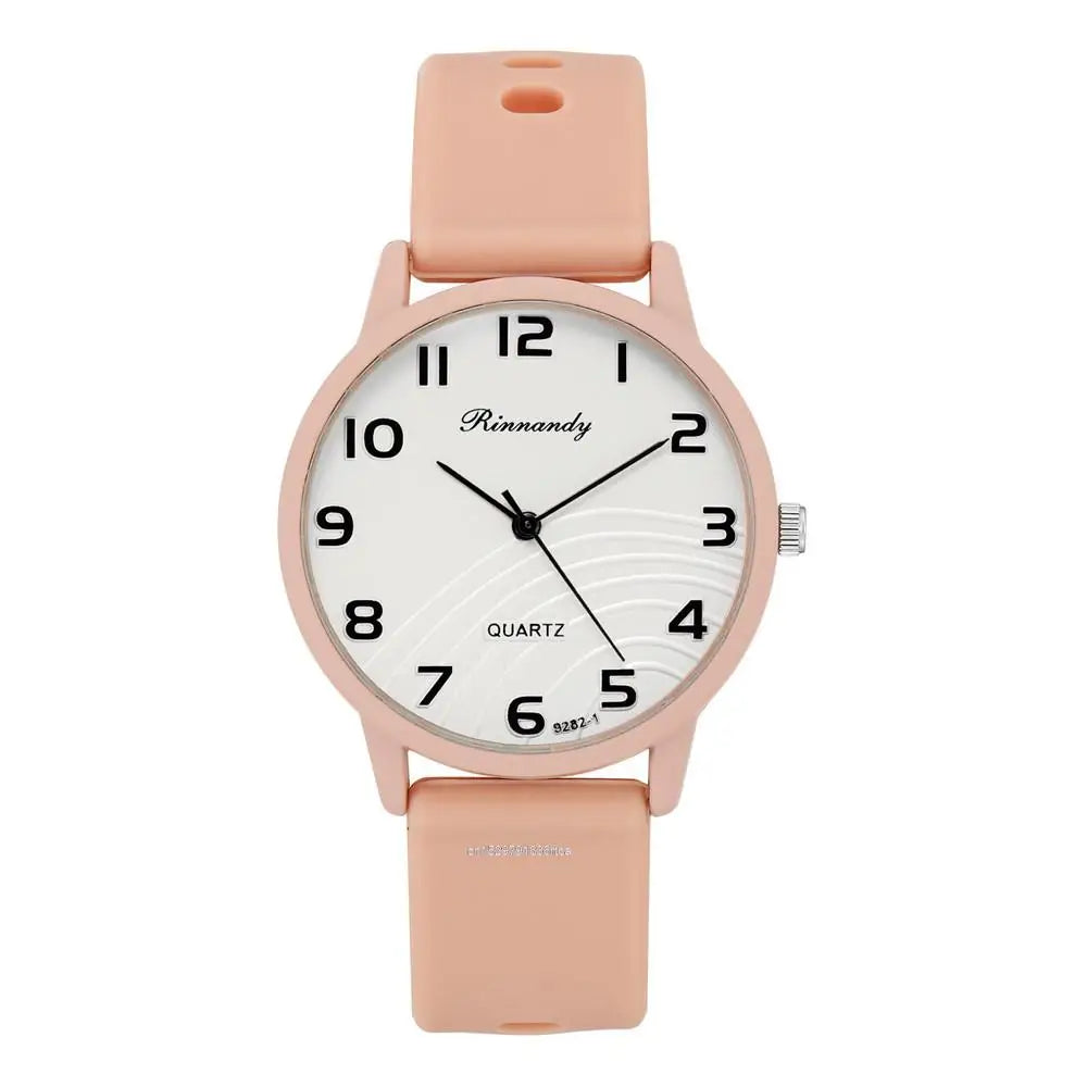 Moda Señora Hot Sales Relojes Ocio Gris Digital Simple Mujeres Reloj de Cuarzo Deportes Correa de Silicona Señoras Reloj de pulsera