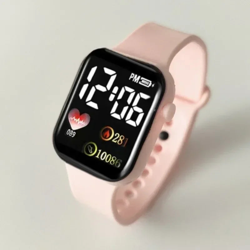 Reloj Electrónico LED 2026, Reloj Deportivo Digital a Prueba de Agua, Reloj de Pulsera Informal de Moda para Estudiantes, Uso Diario y al Aire Libre, Reloj para Mujer