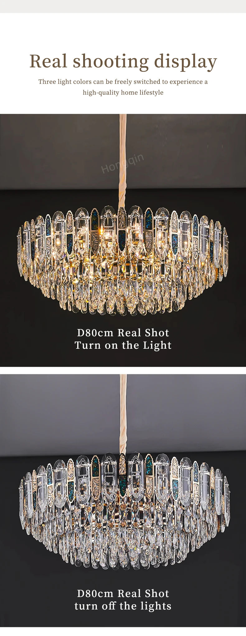 Techo para comedor, candelabro de cristal Led moderno, lámpara colgante de techo para sala de estar, Villa, Loft, iluminación colgante