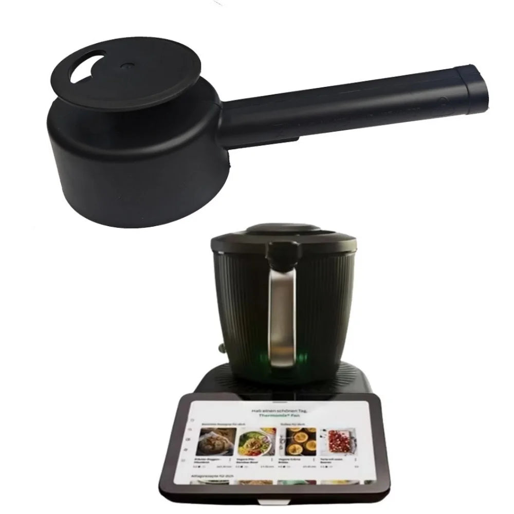 El divisor de vapor TM7 es un 360 °   Accesorio de licuadora giratorio, lavable y reutilizable para electrodomésticos de cocina resistentes al calor. ﻿