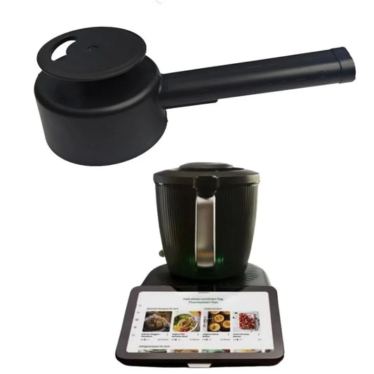 El divisor de vapor TM7 es un 360 °   Accesorio de licuadora giratorio, lavable y reutilizable para electrodomésticos de cocina resistentes al calor. ﻿
