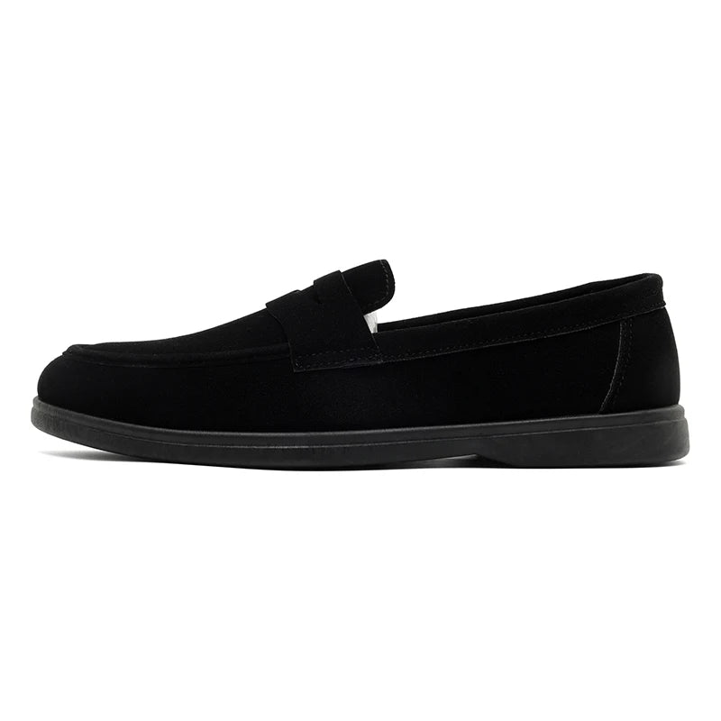 Gran oferta de mocasines sin cordones para hombre, ligeros, transpirables, cómodos, planos para exteriores, suela suave antideslizante, zapatos informales para caminar a diario