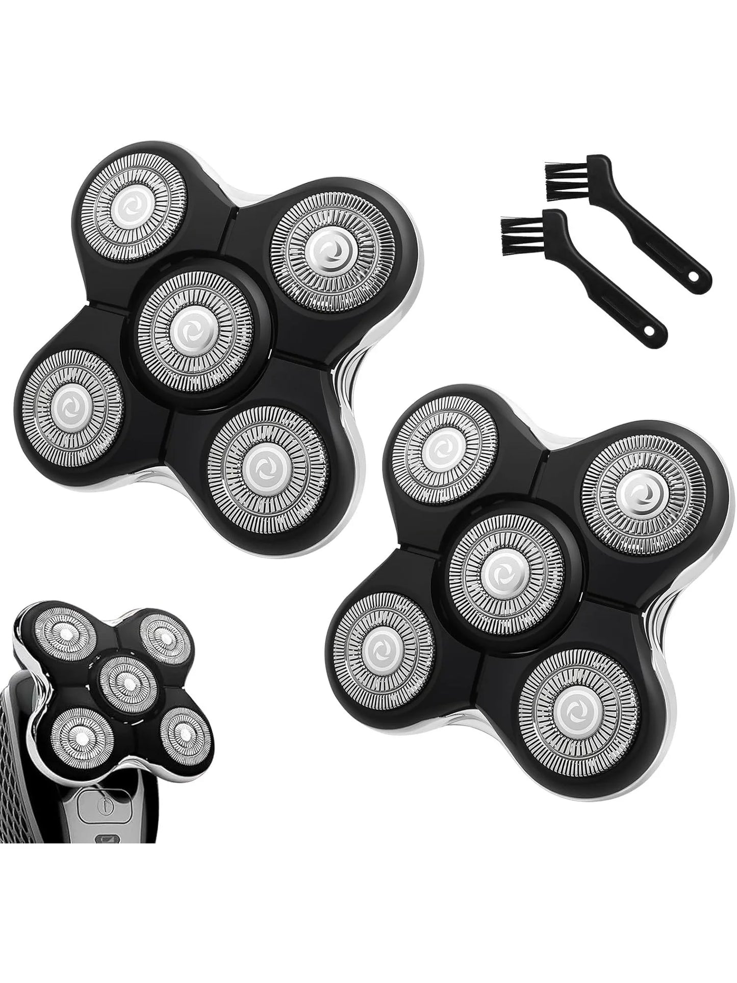 1/2/3 cabezales de repuesto para afeitadora compatibles con Balder XR7000/XR1500/XR5, modelo de afeitadora eléctrica para hombres calvos