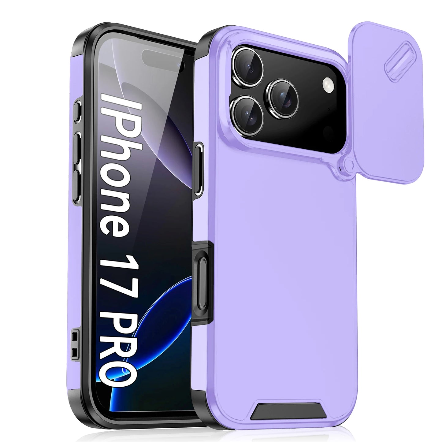 Funda anticolisión a prueba de golpes para iPhone 17 Pro Max 17Air 17Pro 16E, fundas protectoras para cámara deslizante para iPhone 17 Air Cover