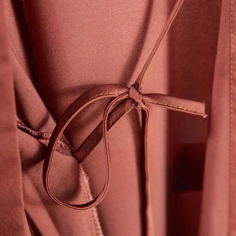 Sexy Intimate Lingerie Perspective Nightwear Lace Patchwork Home Wear Robe Suit Lady Kimono Gown Sleepwear Satin Nighty Bathrobe