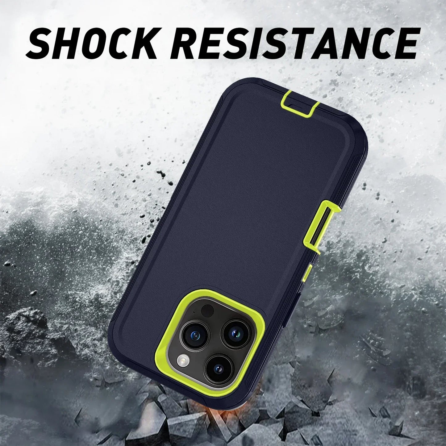 Otter Armor Box-funda de teléfono Defender a prueba de golpes para Iphone 16 11 12 13 14 15 Pro Max XSMAX 7 8 SE2 16E, funda trasera dura con Clip