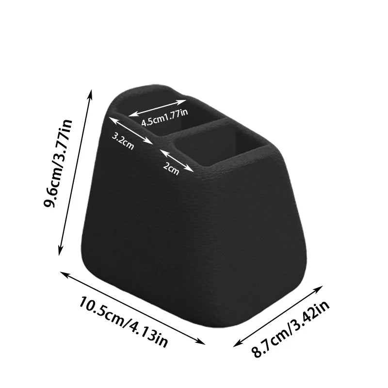 1 unidad de estante de almacenamiento para controles remotos, caja de almacenamiento para controles remotos, caja organizadora para escritorio y mesita de noche, cesta de almacenamiento multifuncional