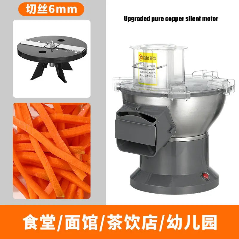 Electric potatoes French fries chips cutter Slicer carrot dicing machine shredding grater machine Ham Granulator food processor