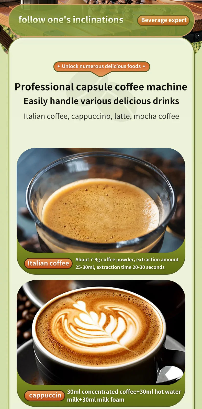 Cafetera Espresso eléctrica inalámbrica 2 en 1 para coche y hogar, cafetera portátil para acampar, cafetera de viaje en polvo cápsula