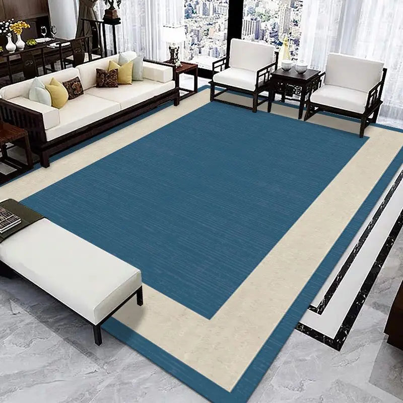 Alfombra moderna y sencilla para el hogar, alfombra para dormitorio, sala de estar, decoración grande para dormitorio, mesas de centro para el hogar, alfombra lavable