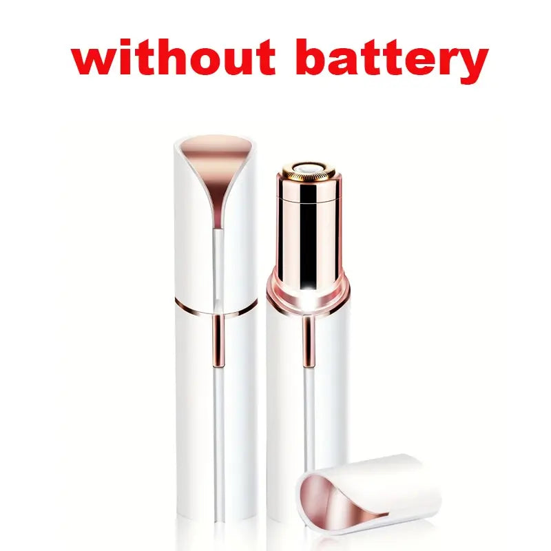 Depiladora eléctrica portátil en forma de lápiz labial para mujer, depilación Facial indolora y efectiva, herramienta de afeitadora para el hogar