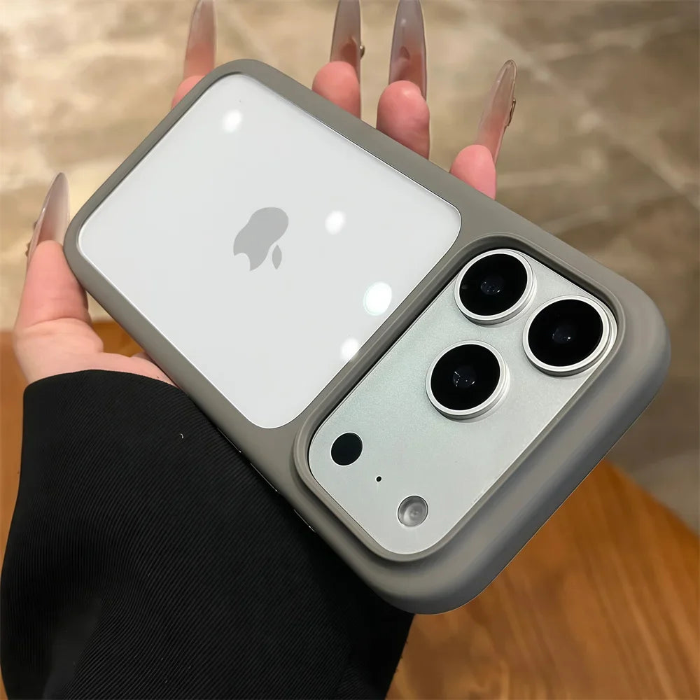 Funda Transparente de Silicona de Lujo con Bordes Suaves para iPhone 17, 17 Pro, 17 Pro Max, Resistente a Impactos, con Panel Trasero Rígido