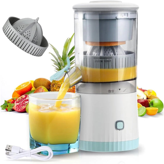 Exprimidor de cítricos eléctrico portátil, máquina exprimidora de zumo de naranja con carga USB, licuadora de frutas y limón, mezclador exprimidor fresco automático