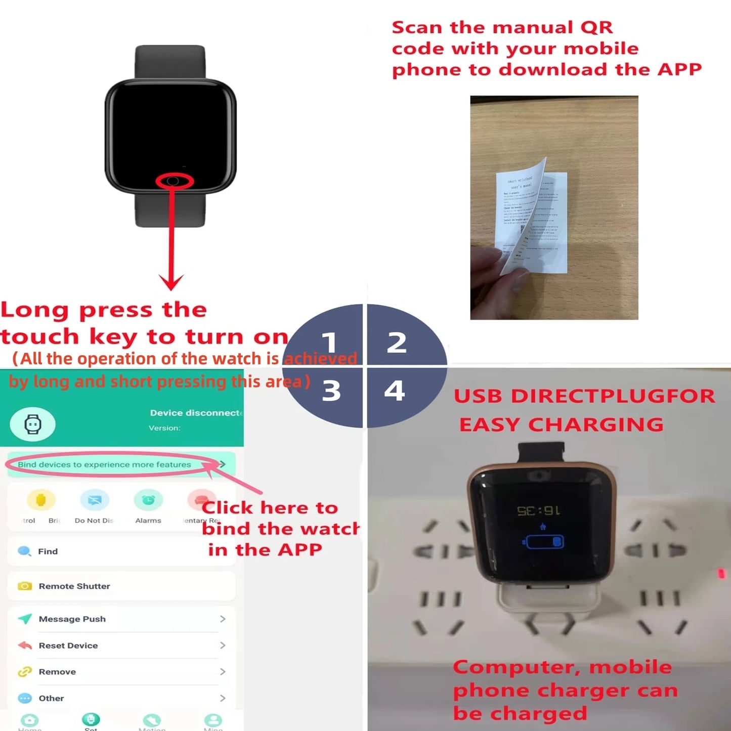Reloj inteligente para mujeres y hombres, reloj de pulsera con Bluetooth, reproductor de teléfono conectado, música, Fitness, pulsera deportiva, Monitor de sueño, relojes digitales
