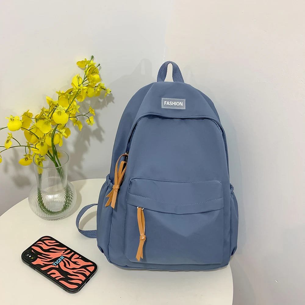Mochilas simples para estudiantes universitarios, estudiantes de secundaria, estudiantes de secundaria, mochilas casuales, mochilas