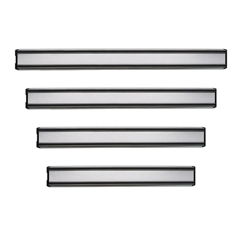 Estante para cuchillos magnético de cocina de aleación de aluminio montado en la pared, soporte para cuchillos magnético fuerte, bloque de cuchillos, estante de almacenamiento